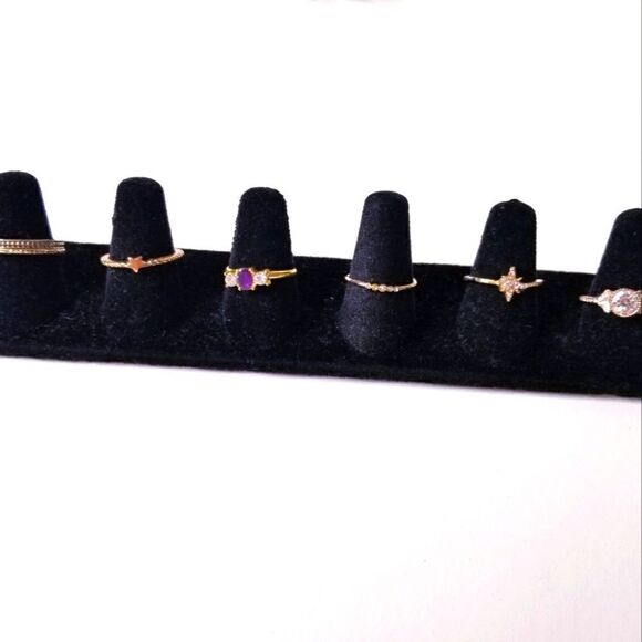 Bundle of 7 Vintage-Modern Rings! - Picture 2 of 11